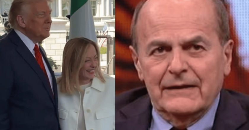 Meloni “vassalla degli USA”? Bersani non risparmia critiche dopo l’incontro con Trump