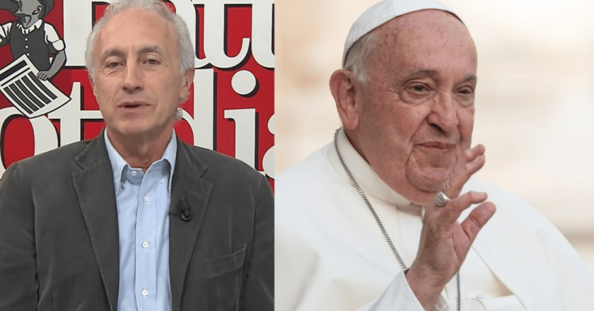 Marco Travaglio è una furia: “Al funerale del Papa solo ipocrisia” – VIDEO