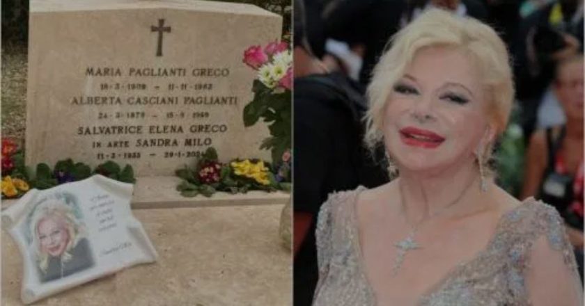 Vandalizzata la tomba di Sandra Milo: lo sdegno della figlia Azzurra De Lollis scuote il web