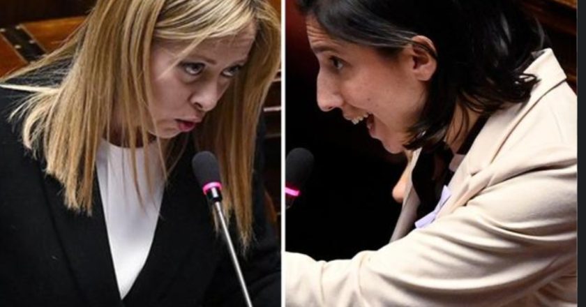 Meloni perde la pazienza con Schlein: caos in Aula, il gesto della Premier