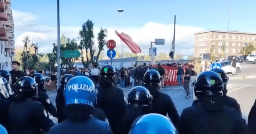 Roma, tensioni al quartiere Africano per l’apertura della sede di Fratelli d’Italia: lanci di uova e presidio antagonista