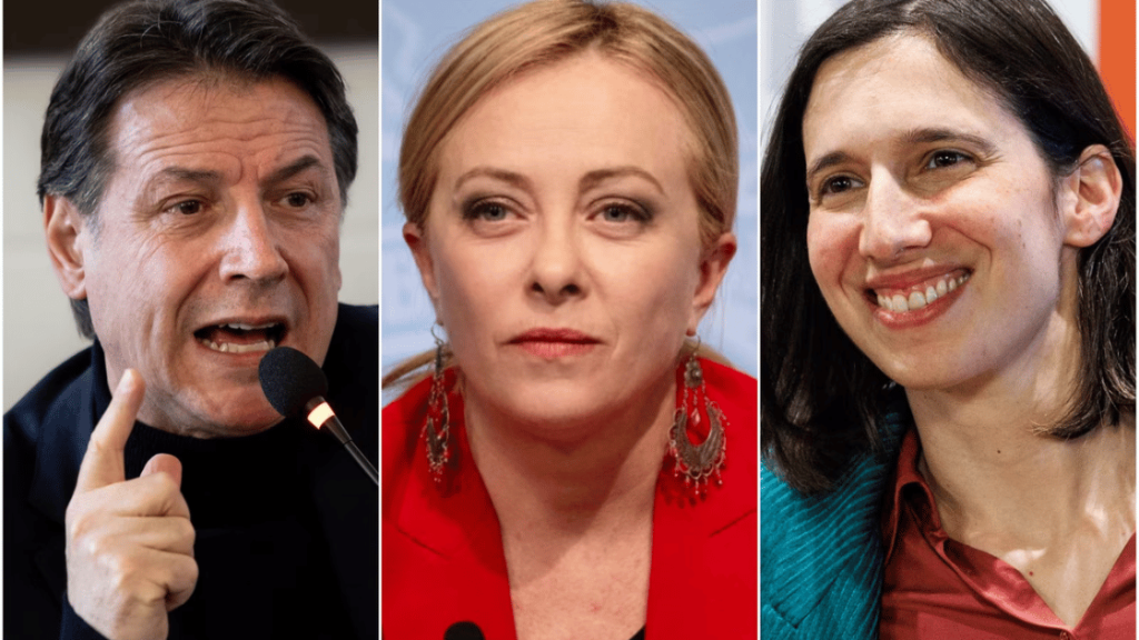 conte schlein meloni sondaggio