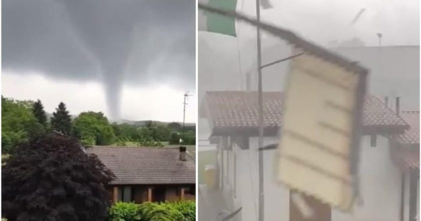 Tornado e tromba d’aria colpiscono l’Italia: cimitero distrutto e case scoperchiate