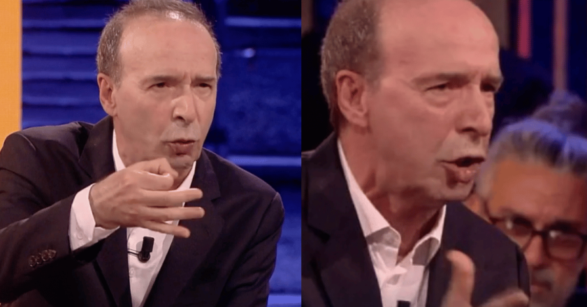 Roberto Benigni a Propaganda Live: “Fermatevi, la guerra è insopportabile all’animo umano”