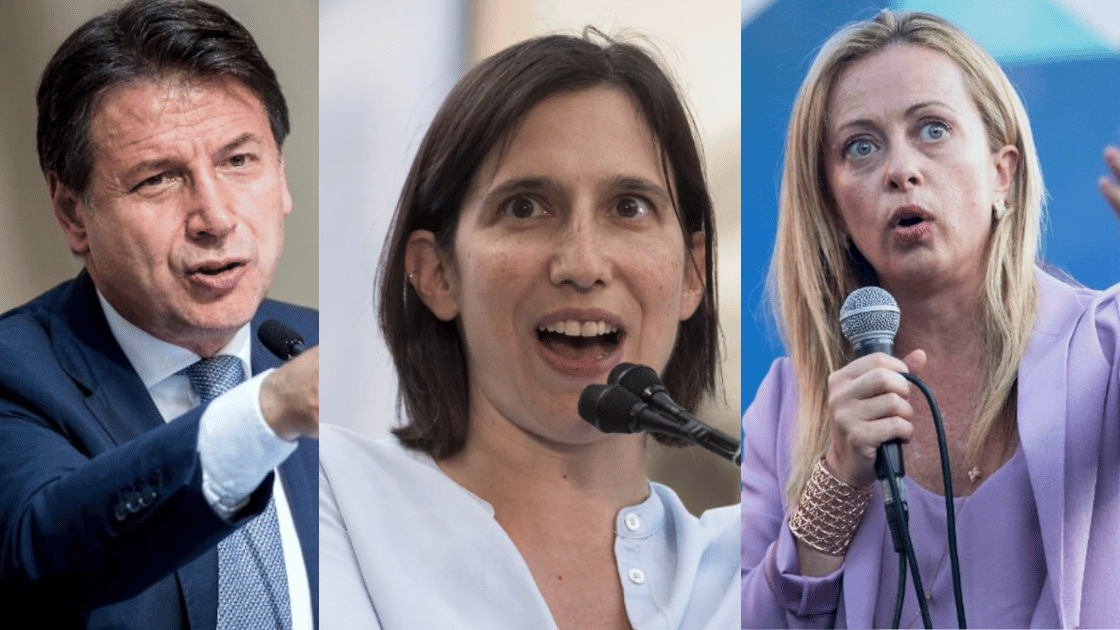 conte meloni schlein sondaggi politici