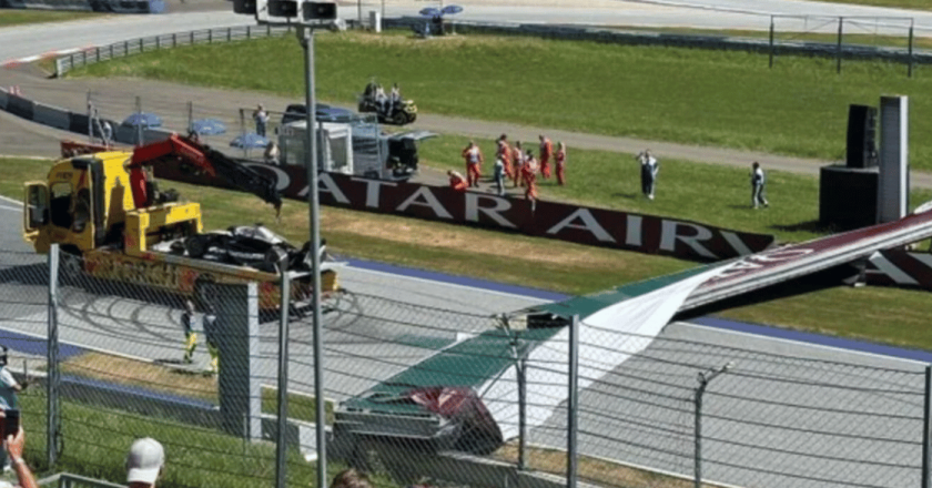 “È crollato tutto!” Panico in pista al GP d’Austria: cedimento al Red Bull Ring, gara salva per miracolo