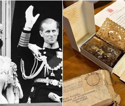 Compra una fetta di torta servita al matrimonio della regina Elisabetta nel 1947 per 2000€. “La voglio mangiare”