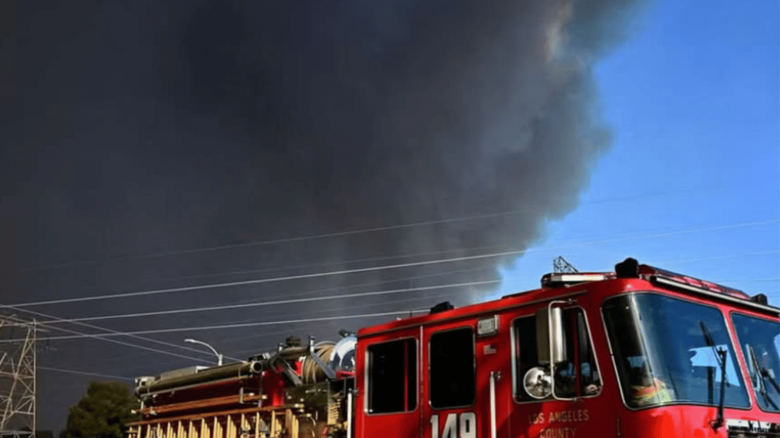 Esplosione a Los Angeles (1)