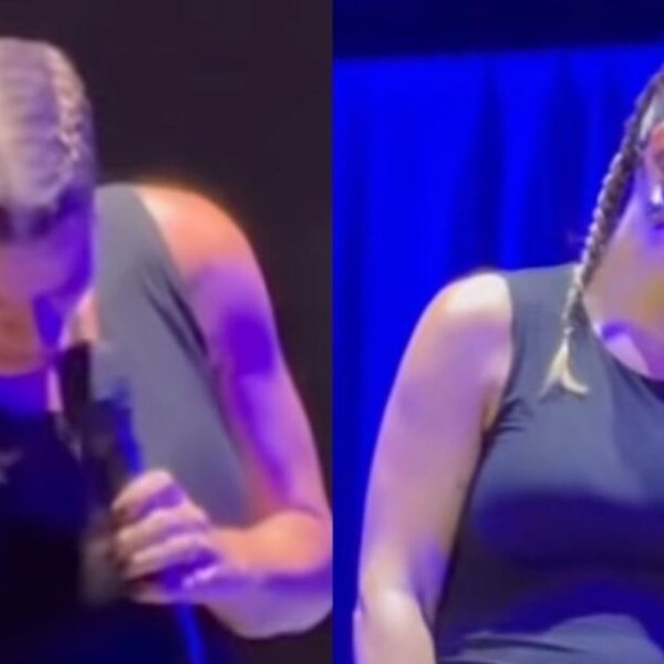 “Stop, la mia pancia…”. Alessandra Amoroso incintissima interrompe il concerto. Cosa è successo