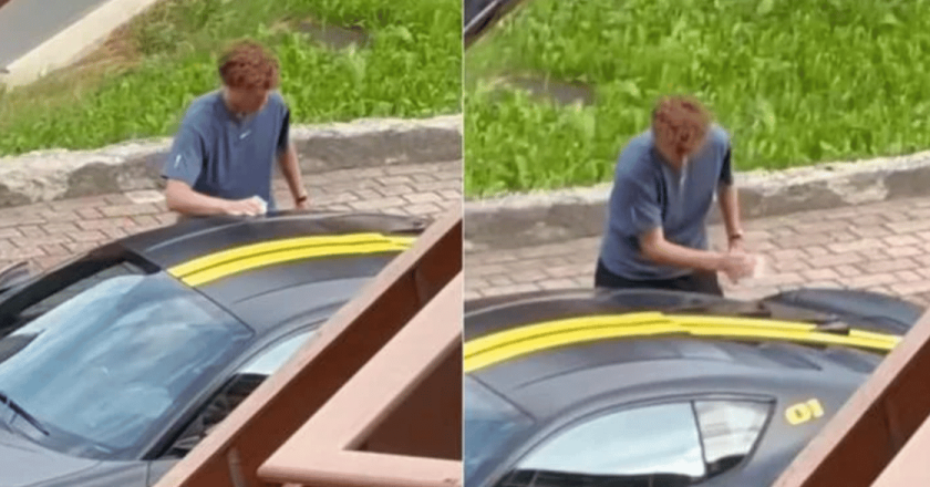 Sinner paparazzato mentre lava la sua Ferrari: ecco quanto costa il bolide del numero uno al mondo