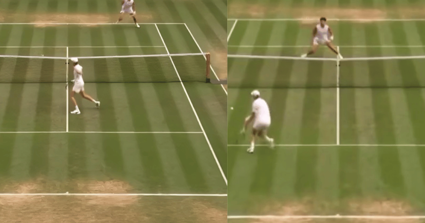 Sinner-Shelton a Wimbledon: Jannik incanta con un colpo irreale