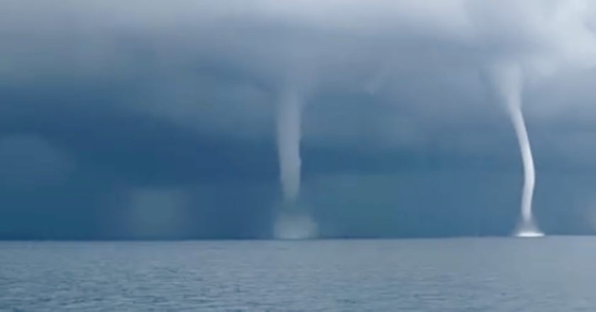 Maltempo in Abruzzo: voli dirottati, A14 allagata, trombe marine e strade chiuse