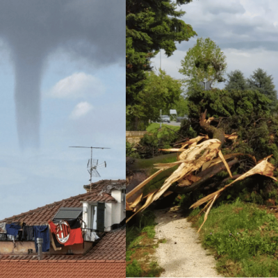 Italia flagellata dal maltempo: danni in Veneto, tornado in Liguria