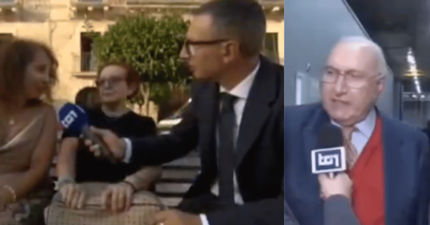 Donna ruba i fiori al funerale di Pippo Baudo e viene “sgamata” dal Tg1