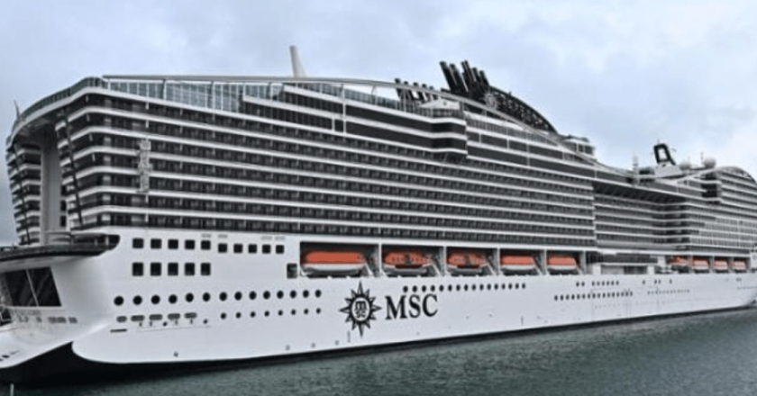 MSC World Europa in avaria al largo di Ponza: 8.500 persone a bordo, scattano i soccorsi