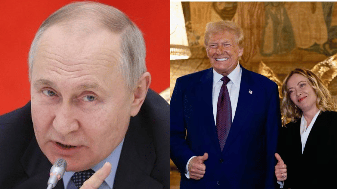 putin meloni trump