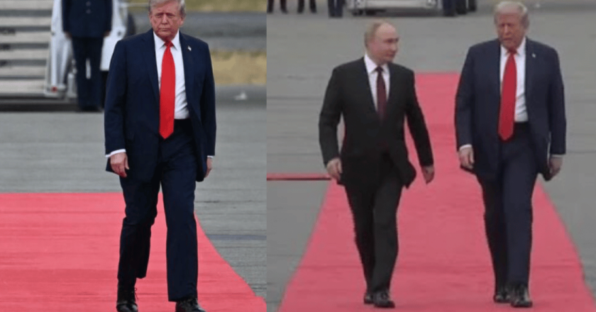 Trump cammina “a zig zag” prima di salutare Putin: sicurezza o salute? Il video scatena teorie e polemiche