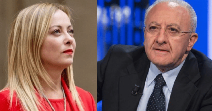 De Luca ironizza su Fico: “Se il buongiorno si vede dal mattino, buonanotte”. Poi le parole su Meloni