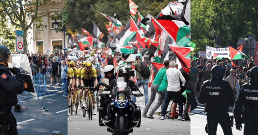 Vuelta di Spagna, caos a Madrid: proteste pro-Palestina fermano l’ultima tappa