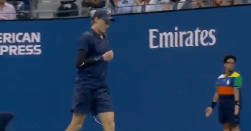 US Open, Sinner inventa un punto stellare: Musetti si arrende con un gesto sconsolato