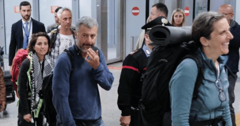 Flotilla, insulti choc ai parlamentari italiani in volo: “Tornate a nuoto da Israele”