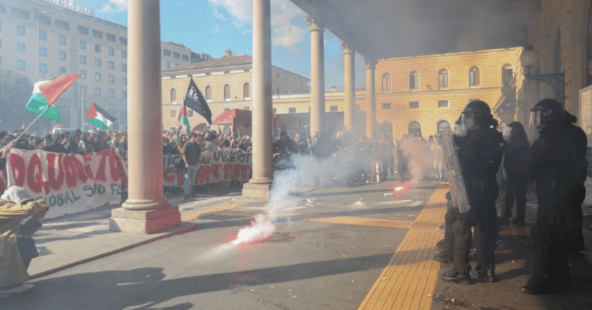 Bologna, manifestante pro Gaza colpita al volto da un lacrimogeno: rischia di perdere un occhio