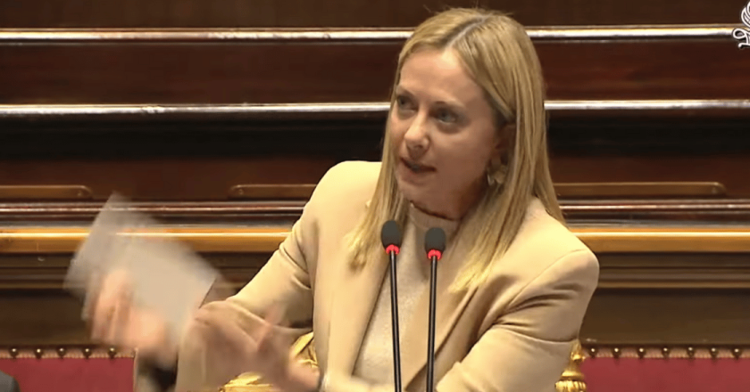 Giorgia Meloni furiosa contro Alessandra Maiorino (M5s): “Ma avete ristrutturato i castelli!”