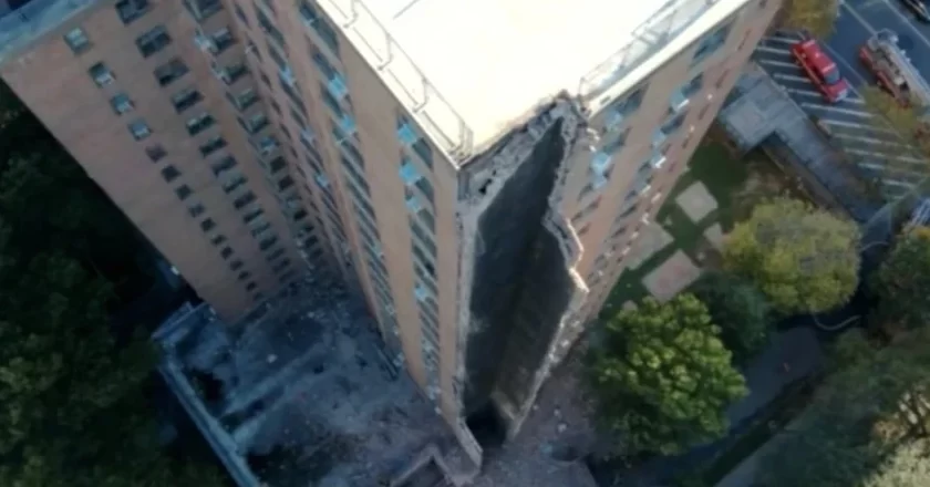 Crollo in città, palazzo si sgretola: cosa è successo