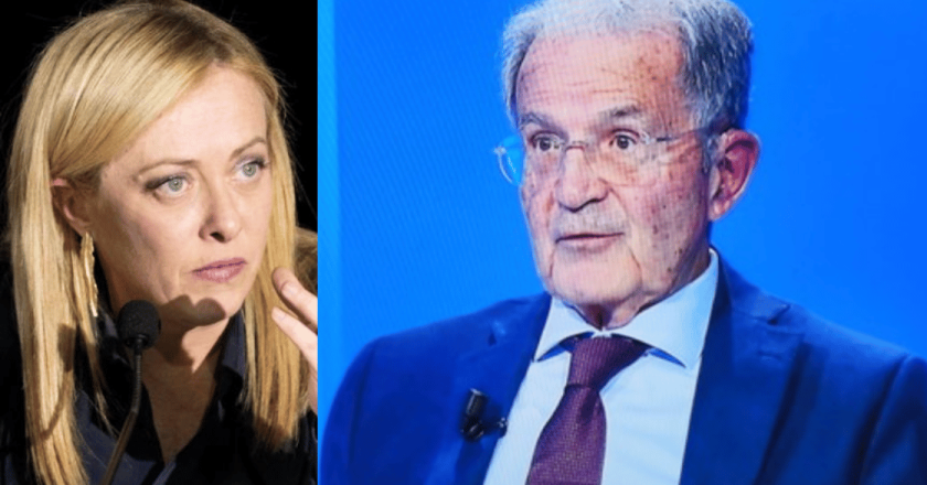 Prodi non si tiene, la stoccata da Gruber: “Meloni? La parola giusta per lei è…”