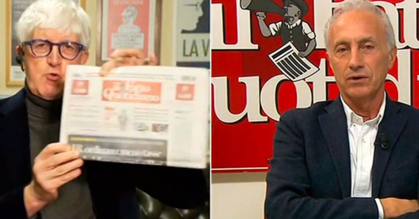 “Ma cosa dici? Sono basito!”. Scontro totale Travaglio-Severgnini dalla Gruber