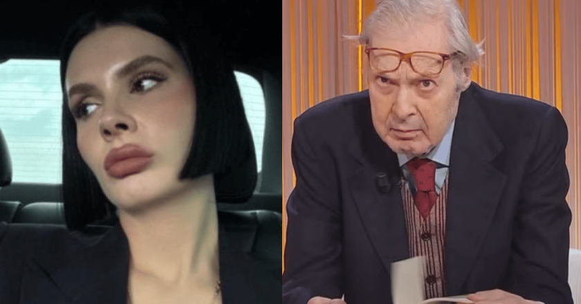 Evelina Sgarbi accusa: «Mio padre trascinato in Rai in condizioni gravi». Bufera dopo l’ospitata da Bruno Vespa