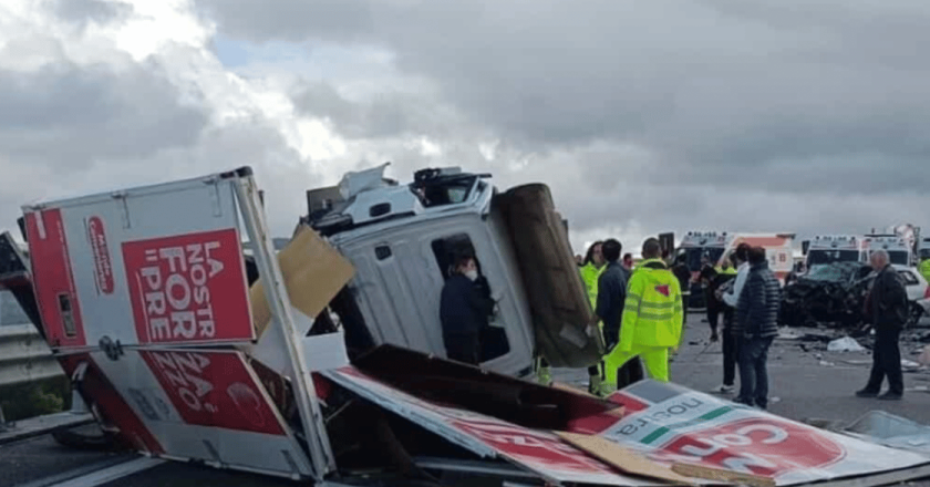 Incidente devastante sulla statale 121: due morti e un ferito grave dopo un frontale contromano