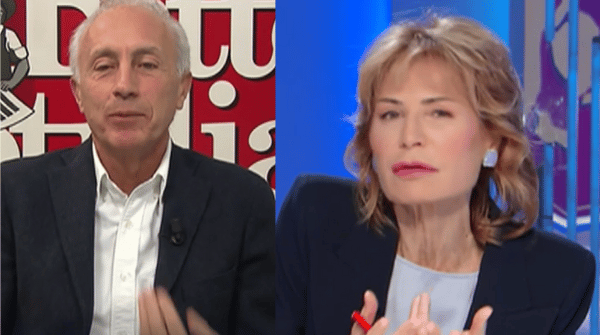 Otto e mezzo, scontro in diretta tra Lilli Gruber e Marco Travaglio: tensione altissima