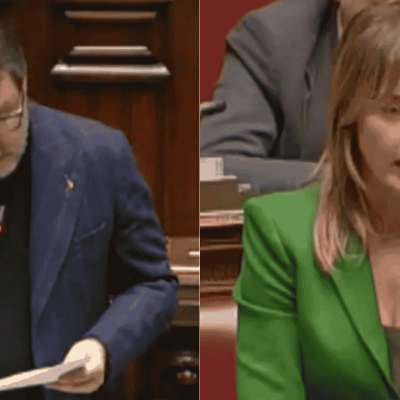 Salvini scherza sul tailleur verde di Boschi alla Camera: il siparietto diventa virale