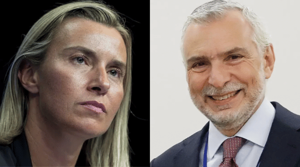 Inchiesta UE sui fondi europei: Federica Mogherini e Stefano Sannino fermati a Bruxelles stefano sannino mogherini