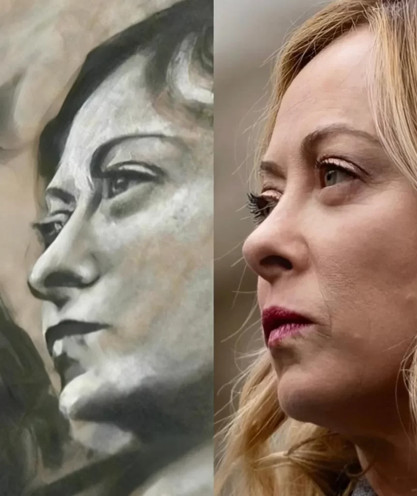 Angelo “simile a Meloni”, spunta l’immagine prima del restauro