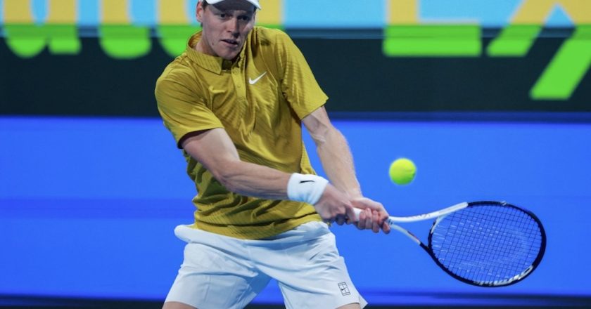 Doha 6-3, Sinner vince alla grande il primo set contro Popyrin