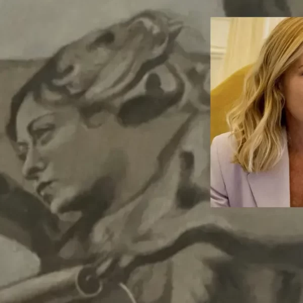 Meloni “faccia d’angelo”, la Soprintendenza decide: possibile ripristino dell’immagine originale