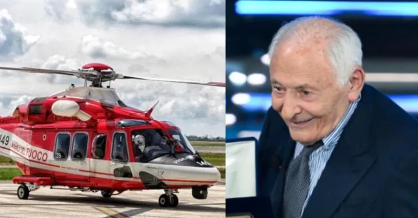 Sanremo, elisoccorso dei Vigili del Fuoco per portare Mogol a Roma: scoppia la polemica