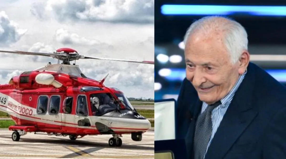 Sanremo, elisoccorso dei Vigili del Fuoco per portare Mogol a Roma: scoppia la polemica mogol