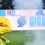 Petardo contro Audero, stangata del Viminale: trasferte vietate ai tifosi dell’Inter