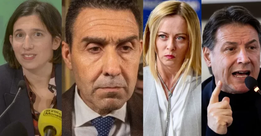Sondaggio Swg, calano Meloni, Schlein e Conte. Mentana: “Un dato interessante su Vannacci”
