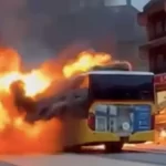 Devastante incendio su un autobus: sei morti e quattro feriti gravi