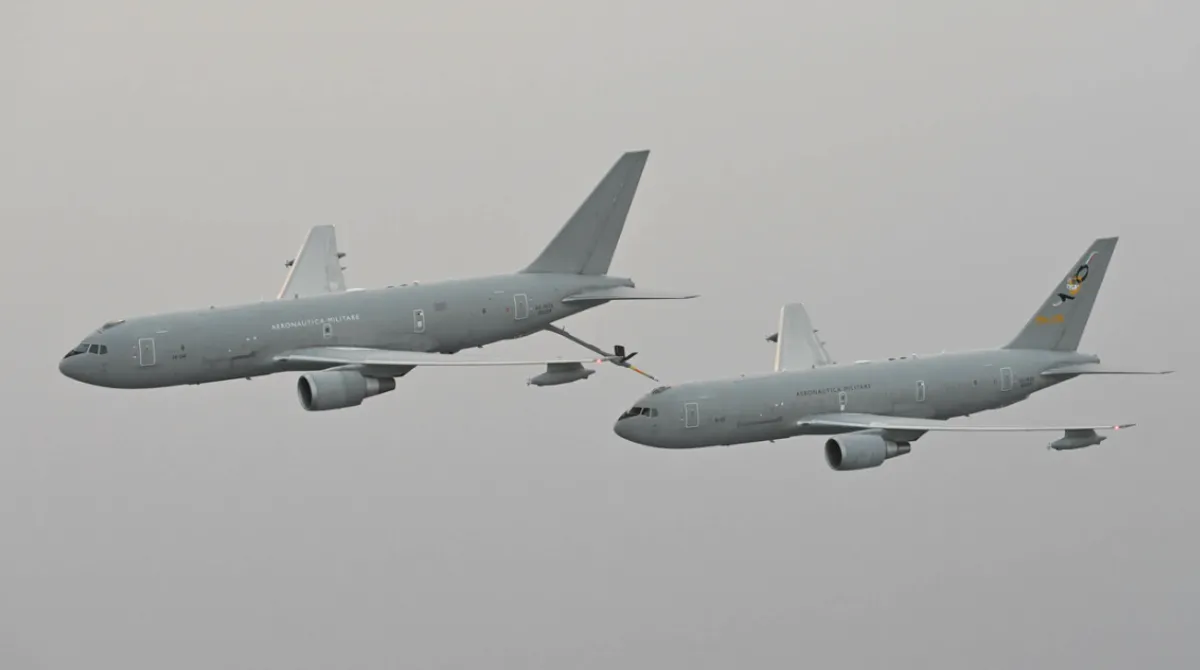 Aereo militare italiano vola verso Riyad: il KC-767A dell'Aeronautica già stato a Dubai e Abu Dhabi aereo cisterna KC-767A dell'Aeronautica Militare italiana