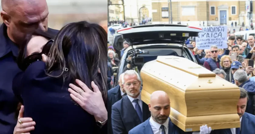 Funerali Bonaccorti, la figlia Verdiana non ha retto: visibilmente provata dal lutto