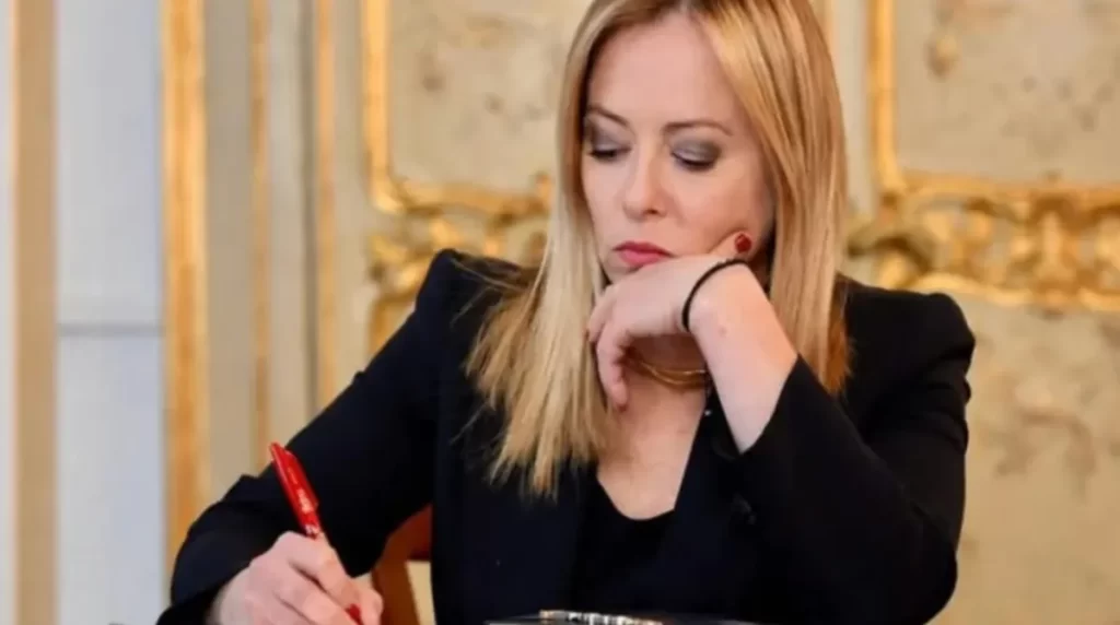 giorgia meloni firma ha firmato
