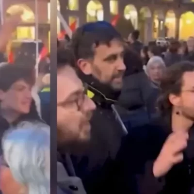 Festa per il No finisce in rissa: insulti e tensioni in piazza