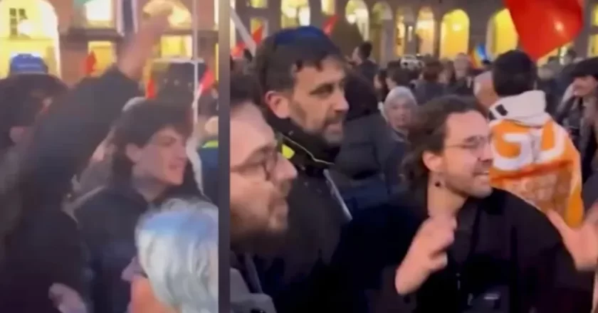 Festa per il No finisce in rissa: insulti e tensioni in piazza