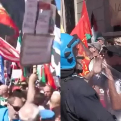 25 aprile a Milano, la Brigata ebraica cacciata dal corteo tra insulti