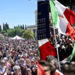 Italia, spari al corteo del 25 aprile: colpita una coppia